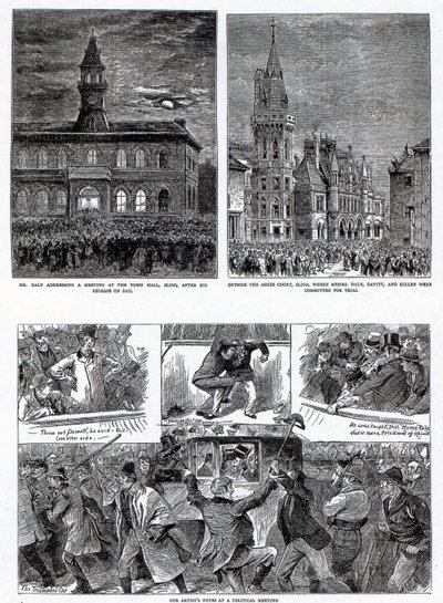 The Agitation in Ireland, illustrations from 